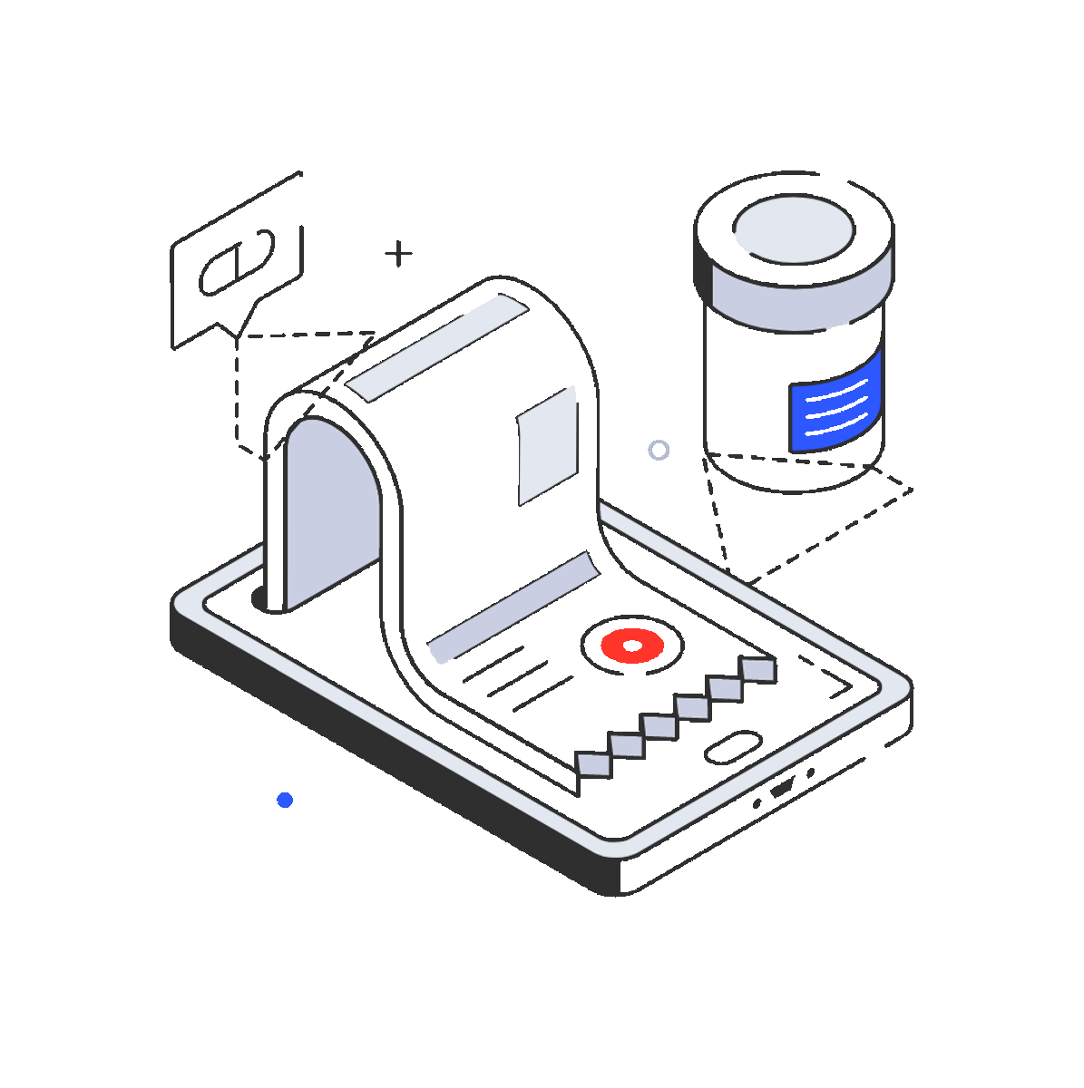 Prescription transfer animation
